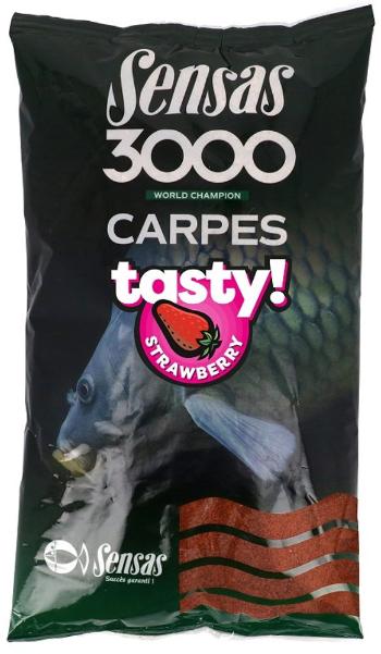 Sensas Krmítková směs 3000 Carp Tasty 1kg - Jahoda