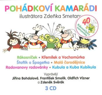 Pohádkoví kamarádi ilustrátora Zdeňka Smetany (3 CD) - audiokniha