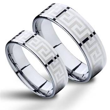 NUBIS® NWF1056 Pánský snubní prsten wolfram - velikost 63 - NWF1056-63