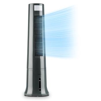 Klarstein Highrise, ventilátor, ochlazovač vzduchu, zvlhčovač vzduchu, chladící náplň, 40 W, 2,5 l