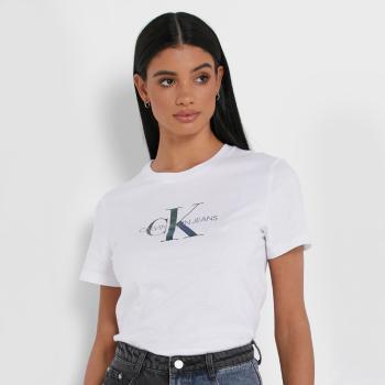 Calvin Klein dámské bílé triko - M (YAF)