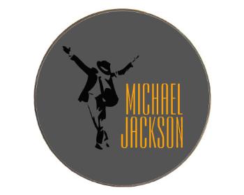 Magnet kulatý kov Michael Jackson