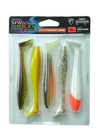 Fox rage gumová nástraha spikey shad mixed colour pack - 6 cm