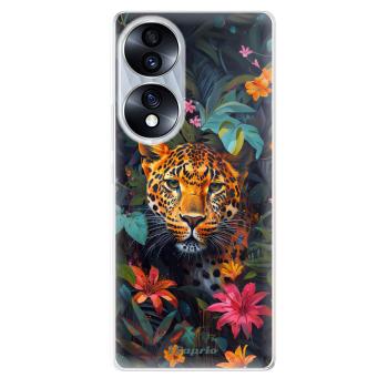 Odolné silikonové pouzdro iSaprio - Flower Jaguar - Honor 70