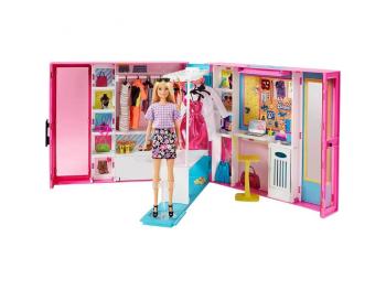 Mattel Barbie Šatník snů s panenkou GBK10