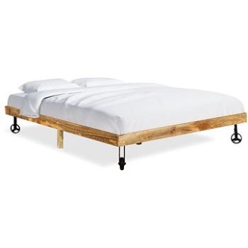 Rám postele masivní mangovníkové dřevo 200x200 cm (285916)