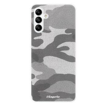 Odolné silikonové pouzdro iSaprio - Gray Camuflage 02 - Samsung Galaxy A04s