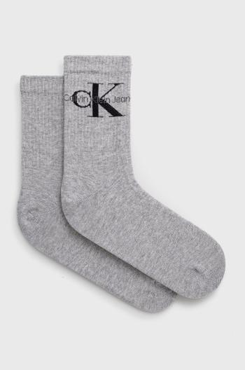 Ponožky Calvin Klein Jeans dámské, šedá barva