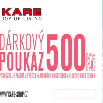 KARE DESIGN Dárkový poukaz 500Kč