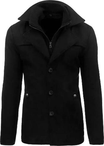 Černý pánský kabát CX0438 Velikost: XL