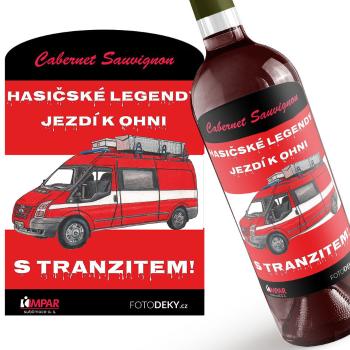 Víno Hasičské legendy – Tranzit (Druh Vína: Červené víno)