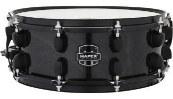 Mapex 14" x 5.5" MPX Maple/Poplar Hybrid Shell Transparent Midnight Bl