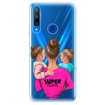 Odolné silikonové pouzdro iSaprio - Super Mama - Two Girls - Huawei Honor 9X