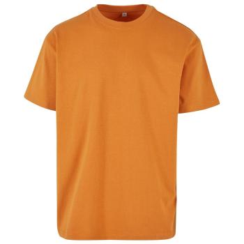 Build Your Brand Pánské tričko Heavy Oversize Tee - Oranžová | XXXXXL