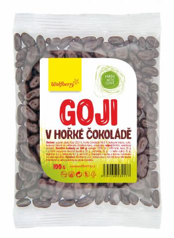 Wolfberry Goji v hořké čokoládě 100 g
