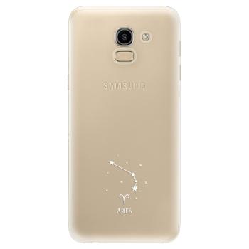 Odolné silikonové pouzdro iSaprio - čiré - Beran - Samsung Galaxy J6