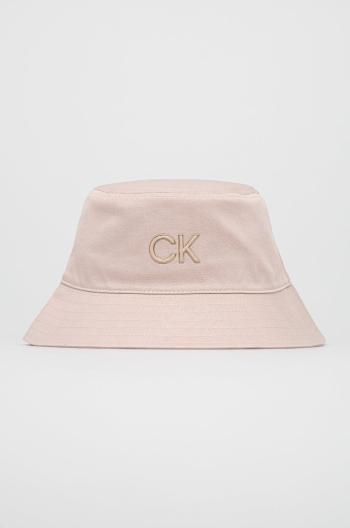 Čepice Calvin Klein růžová barva