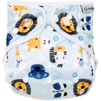 T-TOMI Diaper Covers Animals pratelné svrchní kalhotky 4-15 kg 1 ks