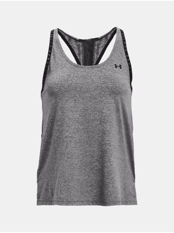 Tílko Under Armour Knockout Mesh Back Tank - šedá