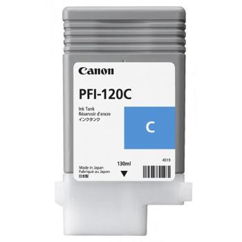 CANON PFI-120 C - originální cartridge, azurová, 130ml