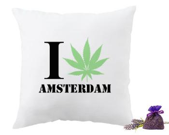 Levandulový polštář I Love Amsterdam