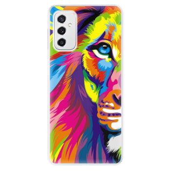 Odolné silikonové pouzdro iSaprio - Rainbow Lion - Samsung Galaxy M52 5G