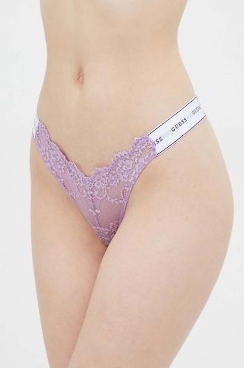 Tanga Guess BELLE fialová barva, O3RE08 KBBT0