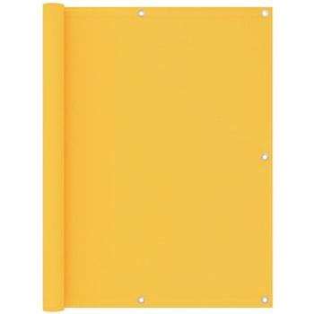 Balkónová zástěna žlutá 120×600 cm oxfordská látka 135031 (135031)