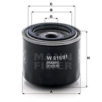 MANN-FILTER W811/81 (W811/81)