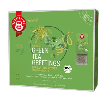 Teekanne Green Tea Greetings Luxury Bags BIO 20x4 g