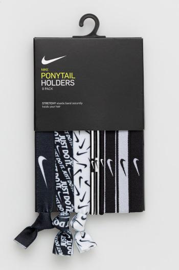 Vlasové gumičky Nike (9-pack) černá barva