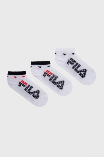 Dětské ponožky Fila ( 3-pak) bílá barva
