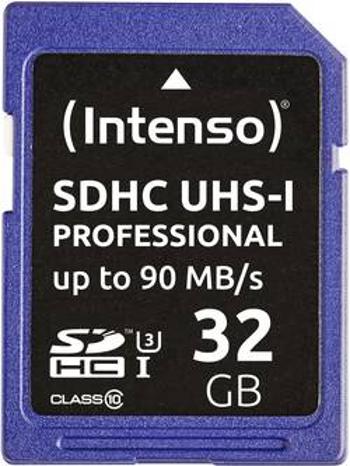 Karta SDHC, 32 GB, Intenso Professional 3431480, Class 10, UHS-I