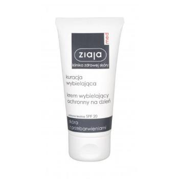 Ziaja Med Whitening Protective Day Cream SPF20 50 ml denní pleťový krém pro ženy na všechny typy pleti; na pigmentové skvrny; na rozjasnění pleti