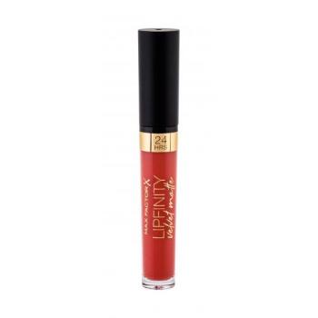 Max Factor Lipfinity Velvet Matte 24HRS 3,5 ml rtěnka pro ženy 030 Cool Coral tekutá rtěnka