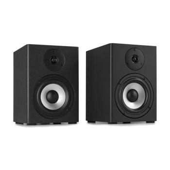 Vonyx SM50, sada studiových monitorů, 140 W max., 2-pásmové reproduktory, černá