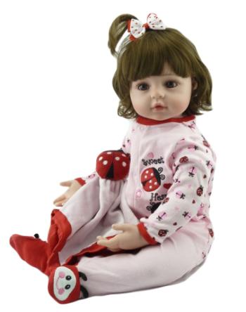 Hawaj Reborn realistická panenka na hraní Viktorka, 60 cm