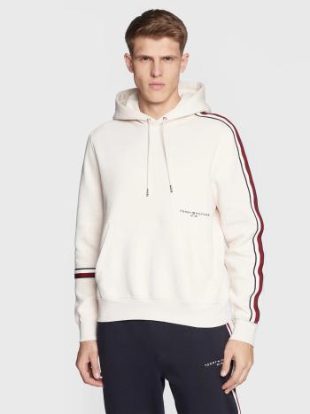 Tommy Hilfiger pánská krémová mikina - L (AF4)