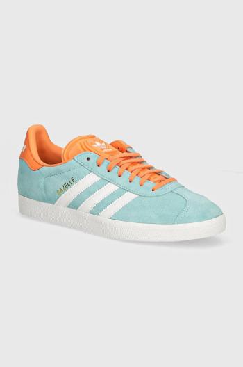 Sneakers boty adidas Originals Gazelle tyrkysová barva, IH2627