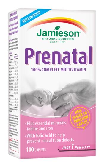 Jamieson Prenatal multivitamín 100 tablet