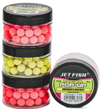 Jet fish plovoucí nástrahy feeder pop ups 20 g 9 mm - broskev n-butyric