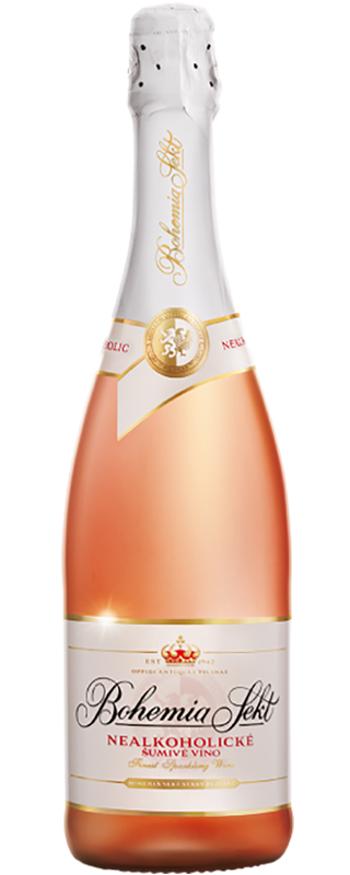 Bohemia Sekt rosé nealkoholický nápoj sycený 0.75l