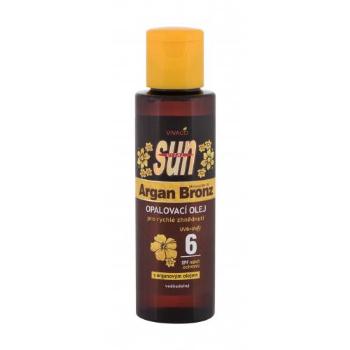 Vivaco Sun Argan Bronz Suntan Oil SPF6 100 ml opalovací přípravek na tělo unisex