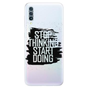 Odolné silikonové pouzdro iSaprio - Start Doing - black - Samsung Galaxy A50