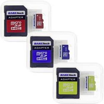 Paměťová karta microSD, 16 GB, Basetech Class 10, vč. SD adaptéru