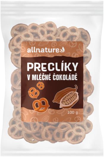 Allnature Preclíky v mléčné čokoládě 100 g