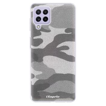 Odolné silikonové pouzdro iSaprio - Gray Camuflage 02 - Samsung Galaxy A22