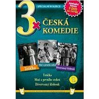 3x Česká komedie 7: Tetička, Muž z prvního století, Divotvorný klobouk /papírové pošetky/ (3DVD) - D (7017-4)