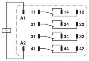 2903686 Relé, 10 KS Phoenix Contact REL-IR4/L- 24AC/4X21