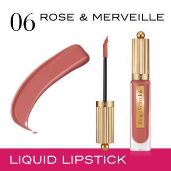 BOURJOIS Paris Rouge Velvet Ink 3,5 ml rtěnka pro ženy 06 Rose & Merveille tekutá rtěnka